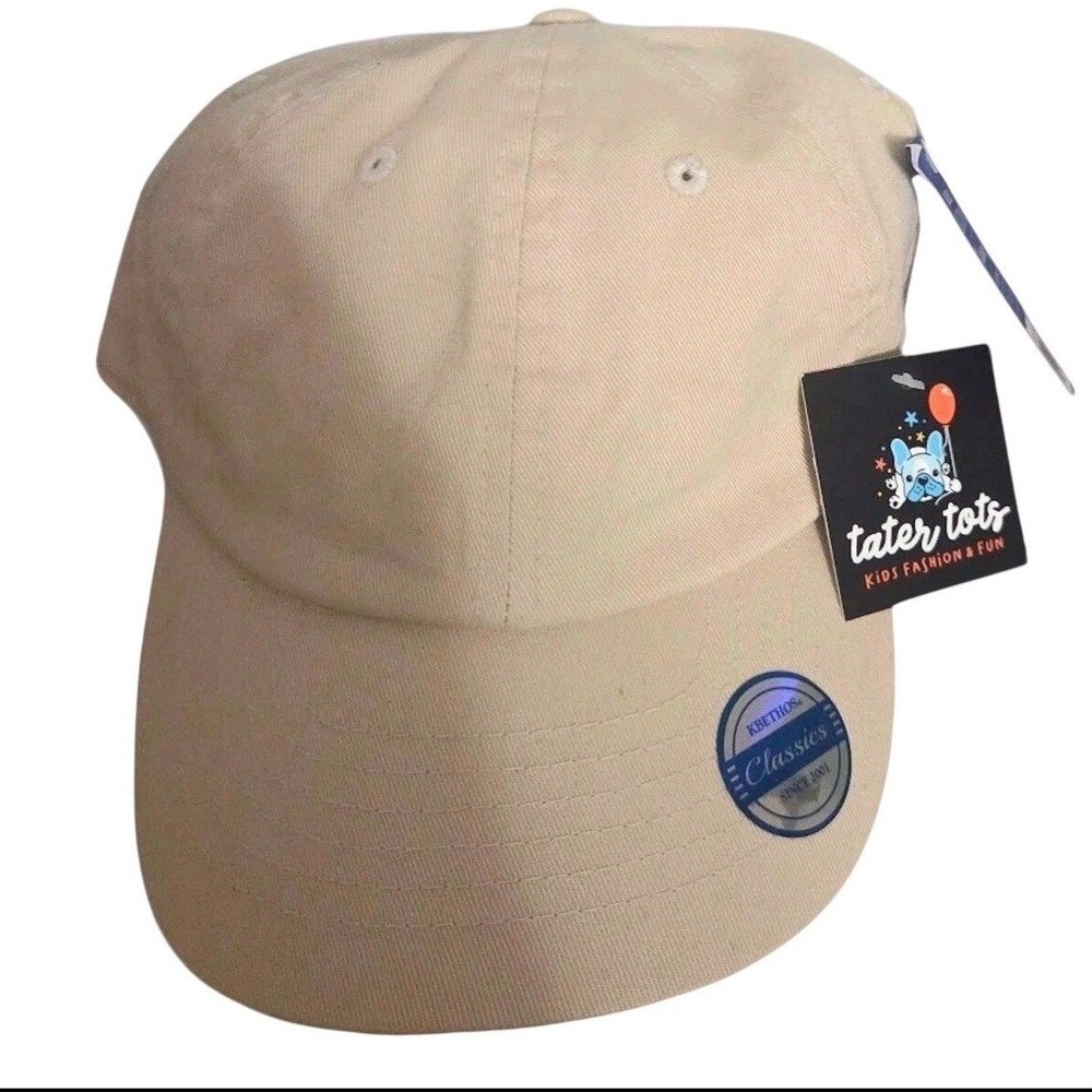 Kids Kbethos classic beige tater tots Baseball hat YOUTH (6-9)